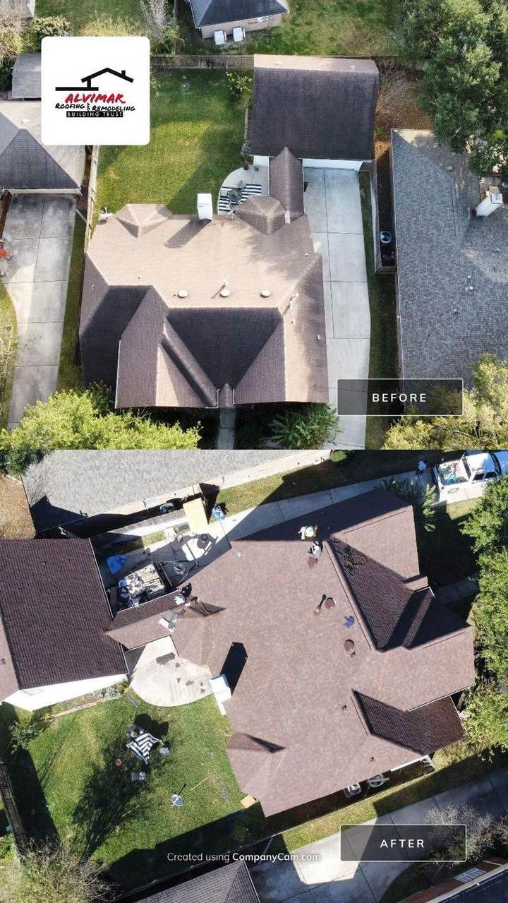 Alvimar Roofing project in the Houston metro